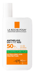 LA ROCHE-POSAY Anthelios Uvmune Oil Control Fluid SPF 50+ apsauginis kremas nuo saulės, 50 ml