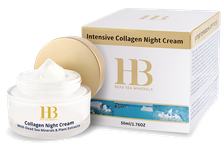 HEALTH&BEAUTY Dead Sea Minerals Intensive Collagen Night sejas krēms, 50 ml