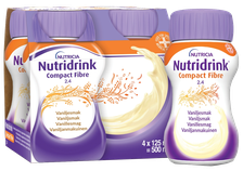 NUTRICIA Nutridrink Compact Fibre (ar Vaniļas Garšu), 125 ml dzēriens, 4 gab.