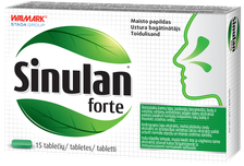 SINULAN Forte tabletes, 15 gab.