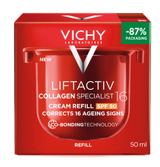 VICHY Liftactiv Collagen SPF50 Refill sejas krēms, 50 ml