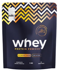 PULS NUTRITION Whey Jaffa Orange Cake Low Lactose pulveris, 1000 g
