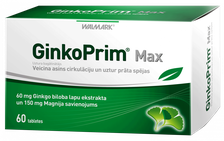 GINKOPRIM MAX 60 mg tabletes, 60 gab.