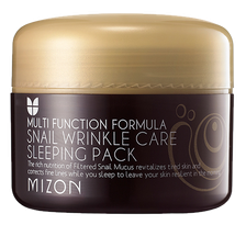 MIZON Snail Wrinkle Care Sleeping Pack sejas maska, 80 ml