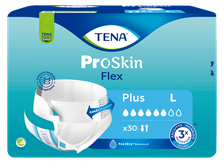 TENA Flex Plus L autiņbiksītes, 30 gab.