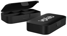 VPLAB Pill Box Black kastīte, 1 gab.