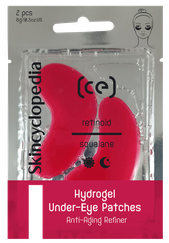 SKINCYCLOPEDIA With Retinol, Squalane, Hyaluronic Acid and Collagen acu spilventiņi, 2 gab.