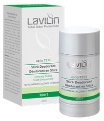 LAVILIN Deo 72H Stick Sport antiperspirants, 60 ml