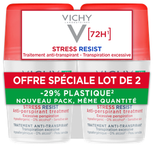 VICHY 72HR Stress Resist Roll-On antiperspirants, 2 gab.