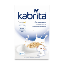 KABRITA Auzu pārslu biezputra, 180 g