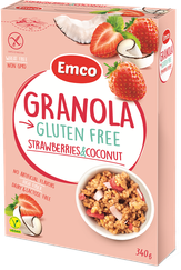 EMCO Granola Strawberry Chocolate pārslas, 340 g