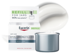 EUCERIN Hyaluron-Filler +3x Effect (Refill) Night veido kremas, 50 ml
