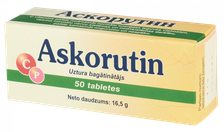 ASKORUTIN tabletes, 50 gab.