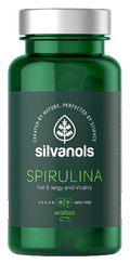 SILVANOLS Premium Spirulina kapsulas, 100 gab.