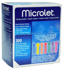 MICROLET lancetes, 200 gab.