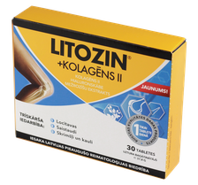 LITOZIN + KOLAGĒNS tabletes, 30 gab.