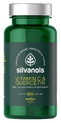 SILVANOLS Premium Vitamin C&Quercetin kapsulas, 120 gab.