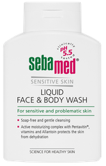 SEBAMED Liquid Face & Body prausiklis, 200 ml