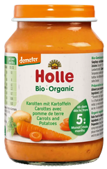 HOLLE Burkānu un kartupeļu biezenis, 190 g
