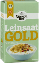 BAUCK HOF rupji maltas zelta linsēklas, 200 g