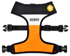 DASHI Stripes3 Orange&Black Neo Mesh XS iemaukti, 1 gab.