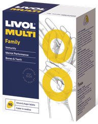 LIVOL Multi Family (Visai ģimenei) tabletes, 90 gab.