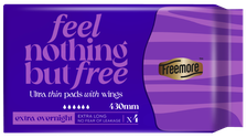 FREEMORE Ultra Extra Overnight higiēniskās paketes, 4 gab.