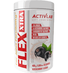 ACTIVLAB Flex Xtra Black Currant, juodųjų serbentų skonio milteliai, 400 g