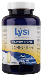LYSI Omega-3 Cardio Forte kapsulas, 120 gab.