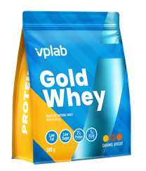 VPLAB Gold Whey Caramel Biscuit pulveris, 500 g