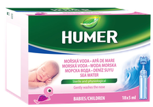 HUMER Izotonisks Jūras Ūdens 5 ml šķīdums, 18 gab.
