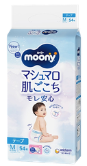 MOONY Airfit M (6-11kg) autiņbiksītes, 54 gab.