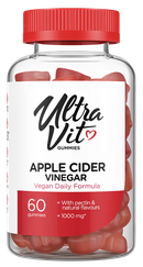 ULTRAVIT   Gummies Apple Cider Vinegar želejas konfektes, 60 gab.