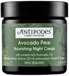 ANTIPODES Avocado Pear Nourishing Night sejas krēms, 60 ml