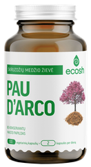 ECOSH Pau d’Arco kapsulės, 100 vnt.