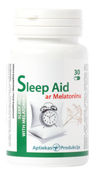APTIEKAS PRODUKCIJA Sleep Aid ar melatonīnu kapsulas, 30 gab.