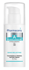 PHARMACERIS A Sensi-Relastine SPF30, Ādas Elastību Uzlabojošs, Peptīdu sejas krēms, 50 ml