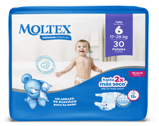 MOLTEX Premium Comfort 6 XL (17-28 kg) autiņbiksītes, 30 gab.