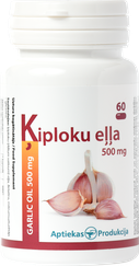 APTIEKAS PRODUKCIJA Ķiploku Eļļa 500 mg kapsulas, 60 gab.