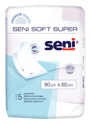 SENI Soft Super 60 x 90 cm absorbējošie palagi, 5 gab.