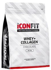 ICONFIT Whey+Collagen - Chocolate pulveris, 1000 g