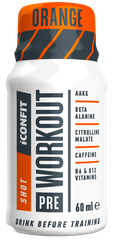 ICONFIT Pre Workout Shot Orange  pudelīte, 60 ml