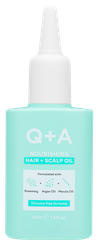 Q+A Nourishing Hair & Scalp matu eļļa, 50 ml