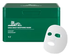 VT COSMETICS Cica Daily Soothing auduma sejas maska, 30 gab.