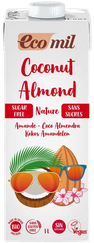 ECOMIL Nature Coconut Almond, Sugar Free dzēriens, 1000 ml