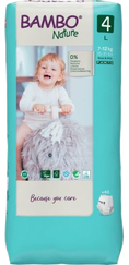 BAMBO NATURE Nature Tall (7-12 kg) Size 4 biksītes, 40 gab.