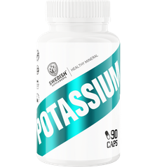 SWEDISH SUPPLEMENTS Potassium kapsulas, 90 gab.