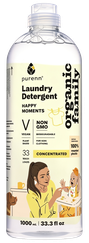 PURENN Bērnu Drēbēm Ar Kumelīti Happy Moments šķidrais veļas mazgāšanas līdzeklis, 1000 ml