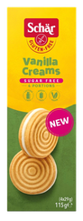 SCHAR Vanilla Cream bezglutēna cepumi, 115 g