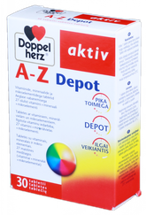 DOPPELHERZ Aktiv A - Z Depot tabletės, 30 vnt.